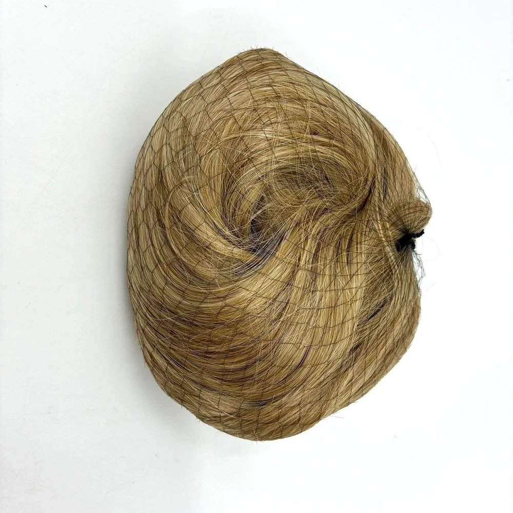U Part Wig 100% Remy Human Hair #12 Dirty Blonde Wavy Clip In Extensions NWOT